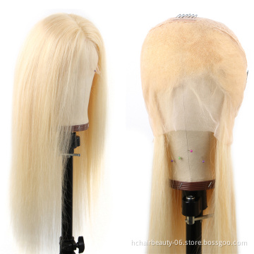 360 Lace Frontal Wig Brazilian Straight Blonde 613 Lace Front Wig Colored Human Hair Wigs For Black Women Remy 150%